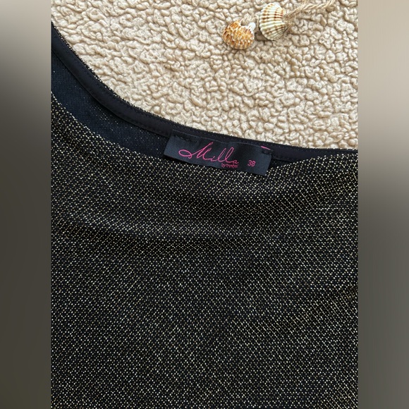 Black One-Shoulder Top - Size 38 - Picture 2 of 2